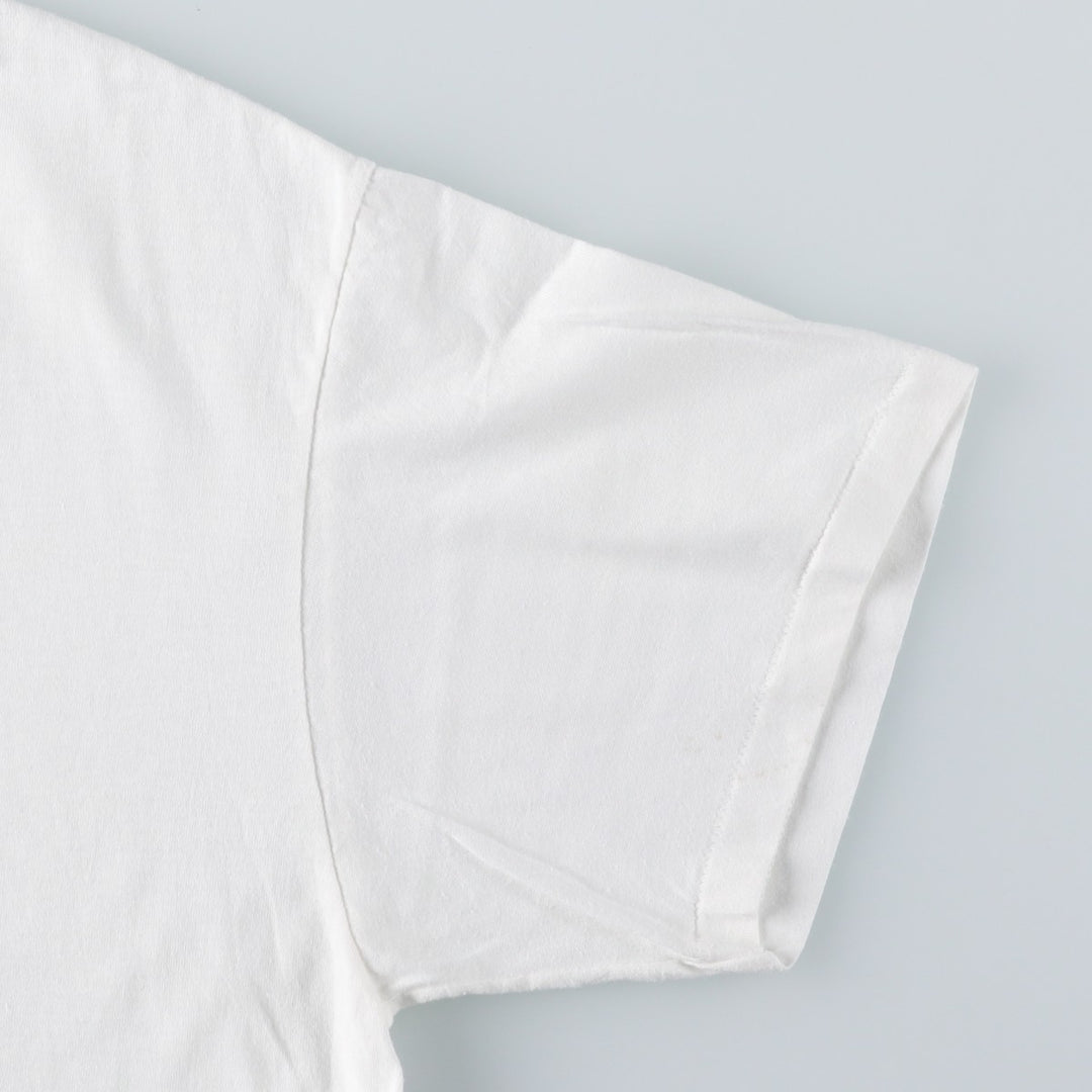 Vintage 90'S sportswear print T-shirt, made in the USA, men's size XL cotton white type Vintage Second Hand