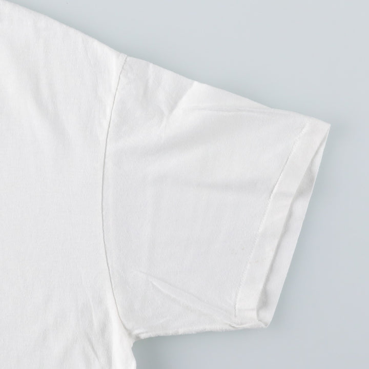 Vintage 90'S sportswear print T-shirt, made in the USA, men's size XL cotton white type Vintage Second Hand