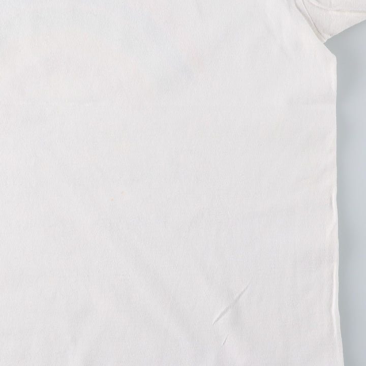 90'S Fruit of the Loom printed T-shirt, made in the USA, men's size L, vintage cotton white type Vintage Second Hand