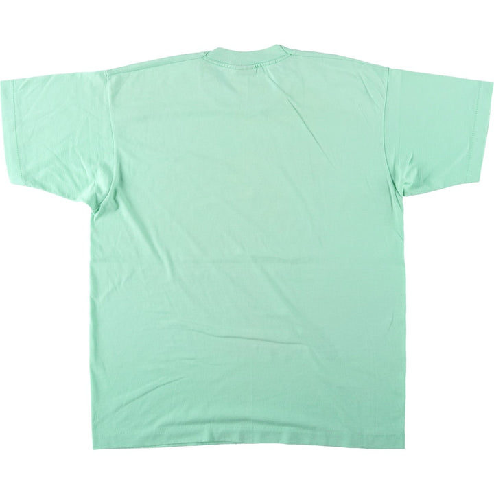 90'S Screen Stars Best Printed T-shirt Made in USA Men's XL Vintage cotton Mint green Vintage Second Hand