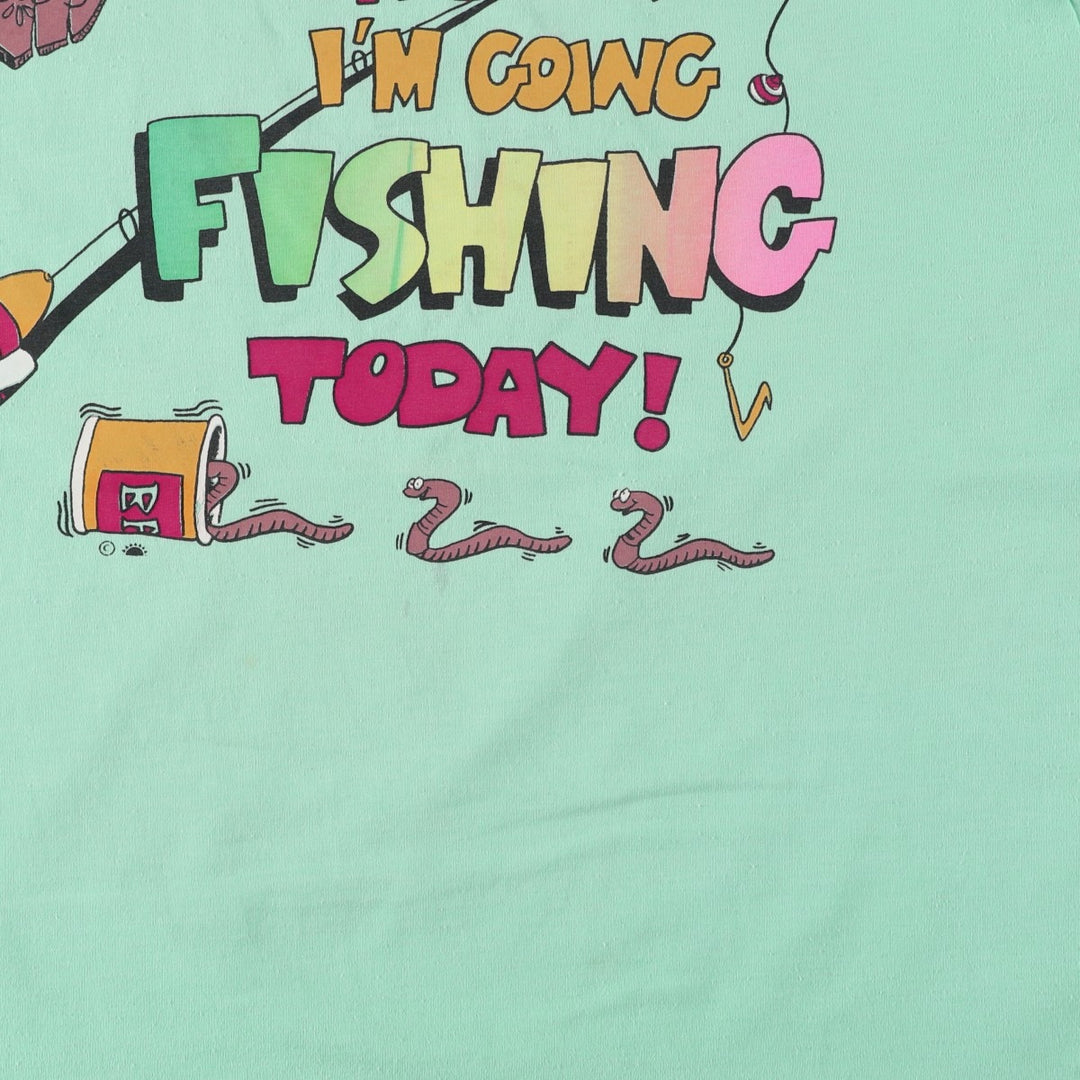 90'S Screen Stars Best Printed T-shirt Made in USA Men's XL Vintage cotton Mint green Vintage Second Hand