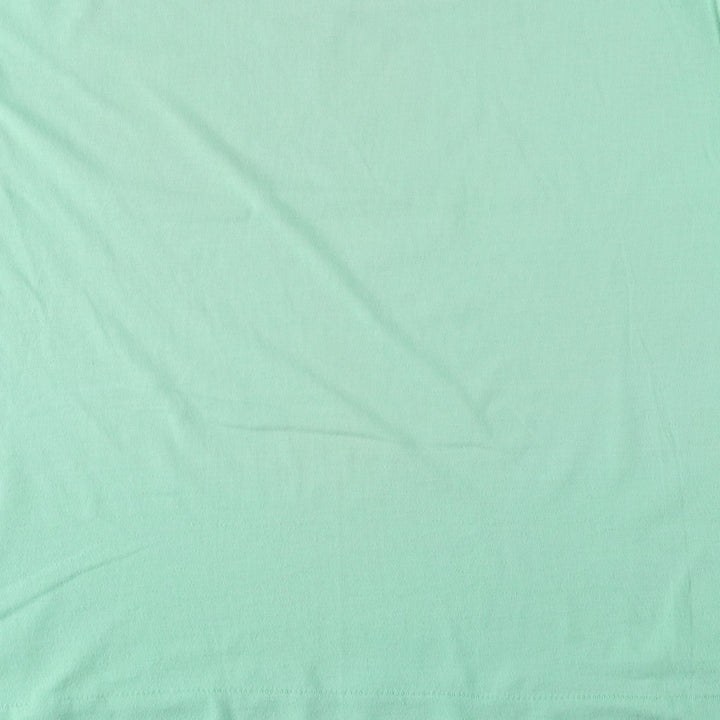 90'S Screen Stars Best Printed T-shirt Made in USA Men's XL Vintage cotton Mint green Vintage Second Hand