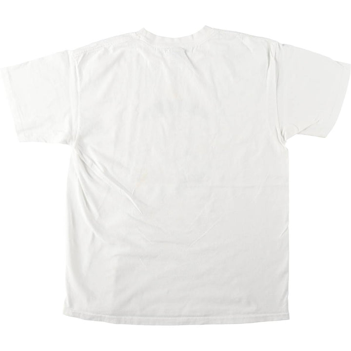 90'S Anvil Printed T-shirt, Men's XL, Vintage cotton white type Vintage Second Hand