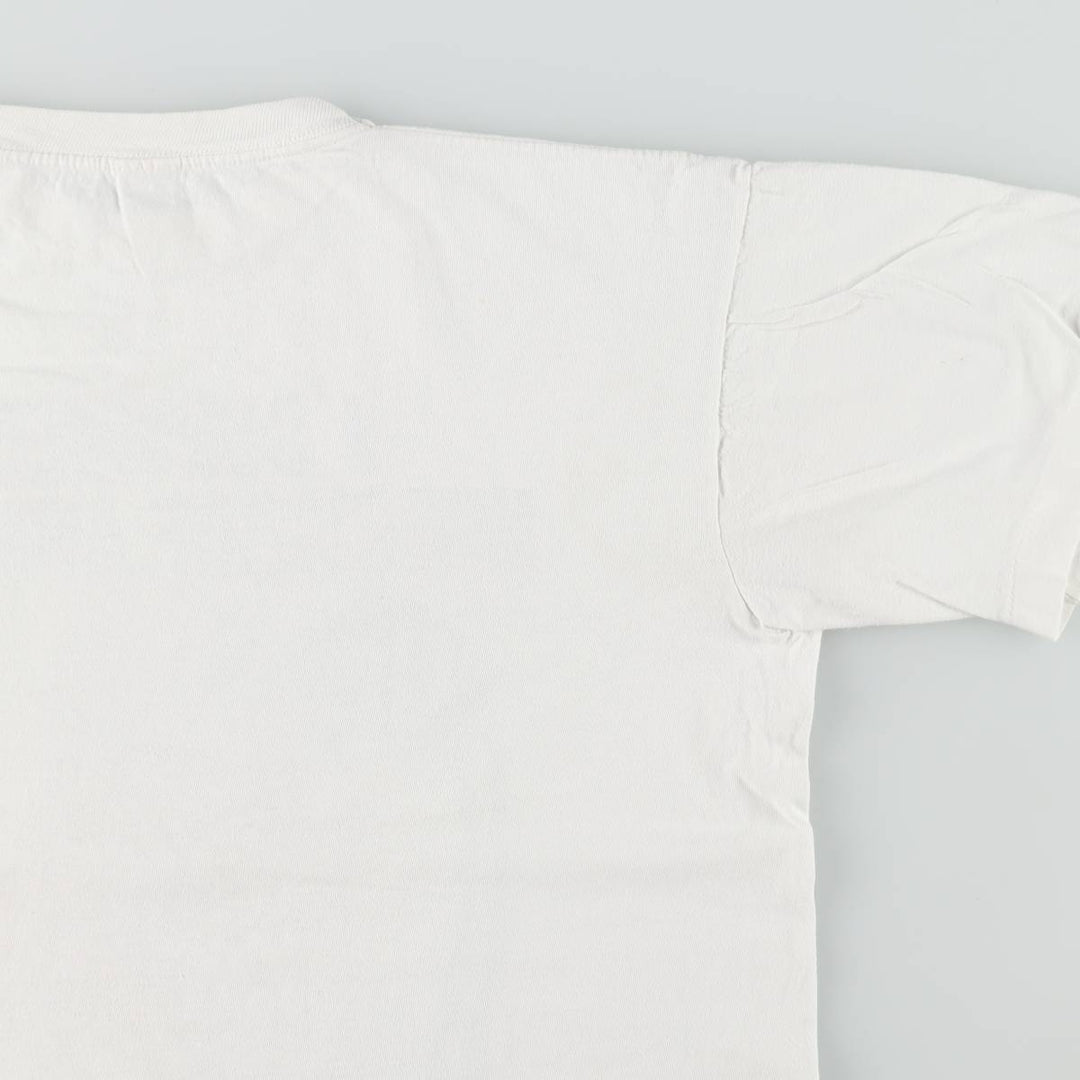 90'S Vintage Printed T-Shirt, Men's Size L unclear white type Vintage Second Hand