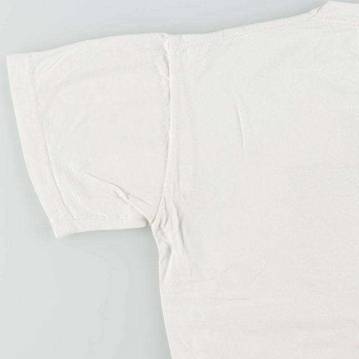90'S Vintage Printed T-Shirt, Men's Size L unclear white type Vintage Second Hand