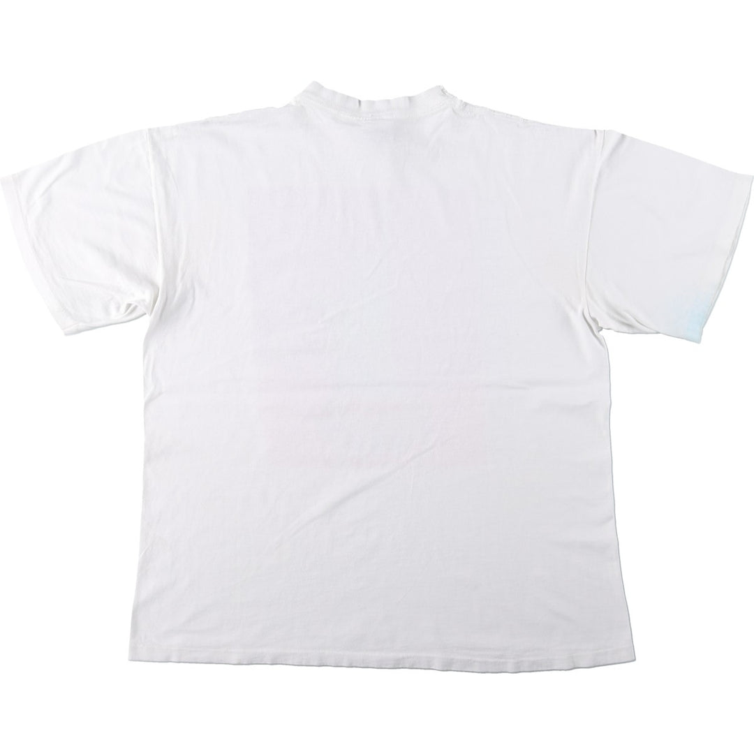 90'S SIGNAL SPORTS Souvenir T-shirt, Made in USA, Men's Size L (approx.), Vintage cotton white type Vintage Second Hand