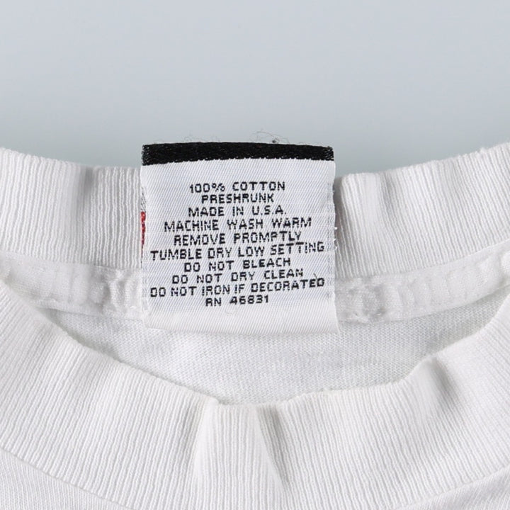 90'S SIGNAL SPORTS Souvenir T-shirt, Made in USA, Men's Size L (approx.), Vintage cotton white type Vintage Second Hand