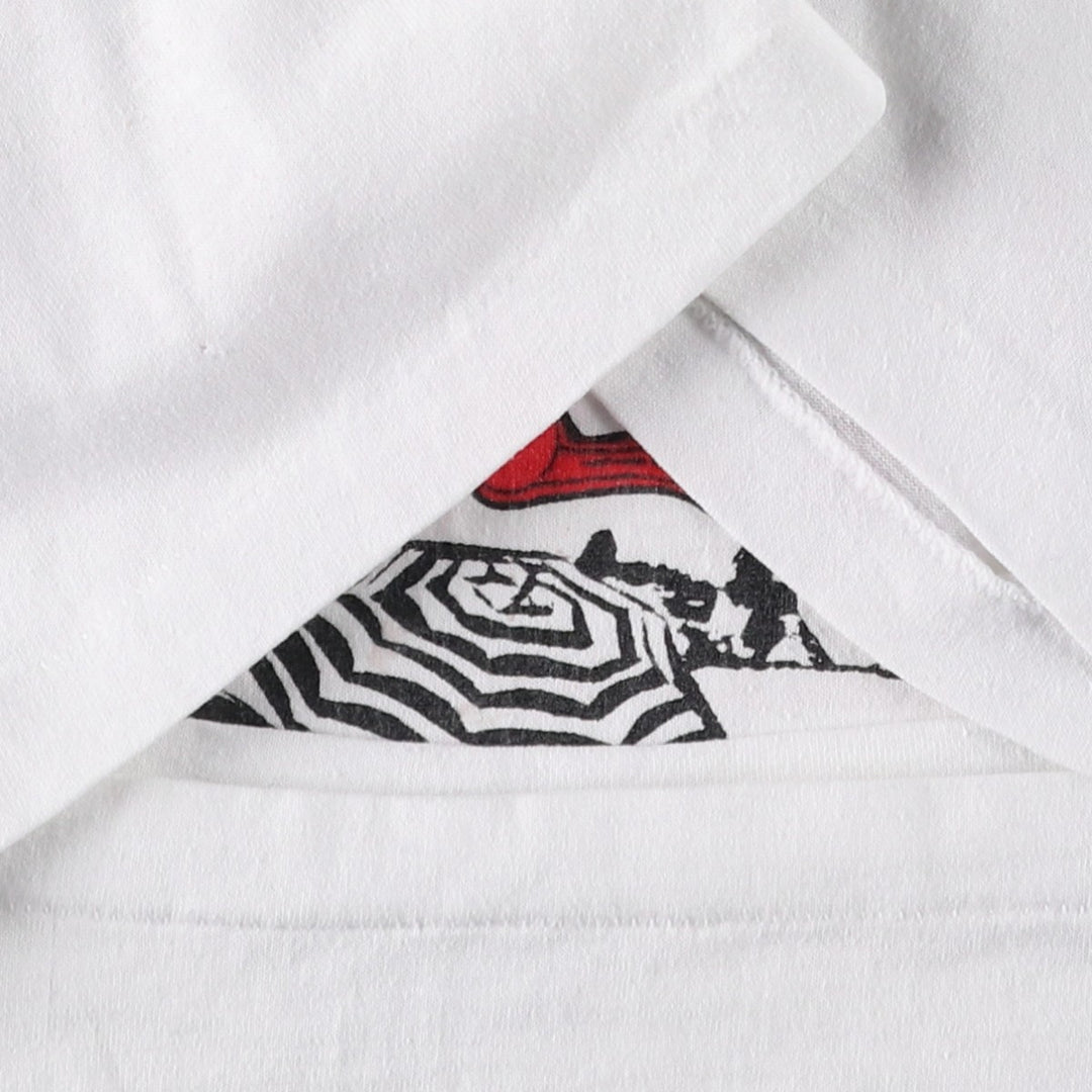 90'S Hanes HEAVYWEIGHT 50 cotton white type Vintage Second Hand