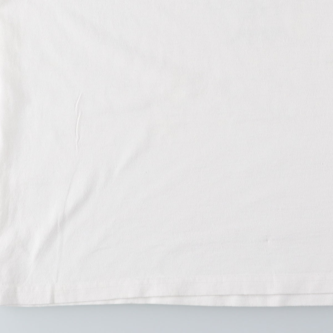 90'S ONEITA POWER-T Print T-Shirt, Men's Size L (Equivalent), Vintage cotton white type Vintage Second Hand