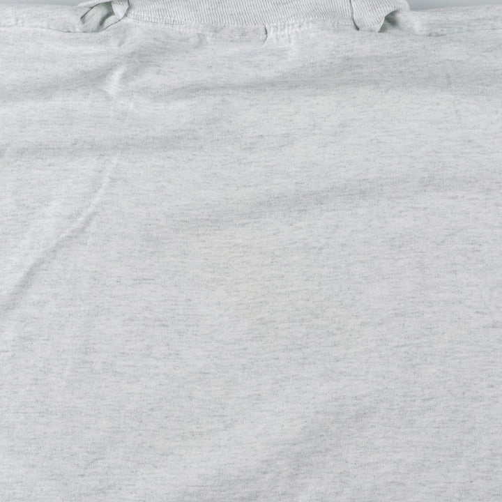 80's SCREEN STARS BEST Printed T-shirt Made in USA Men's XL Vintage cotton pale white type Vintage Second Hand