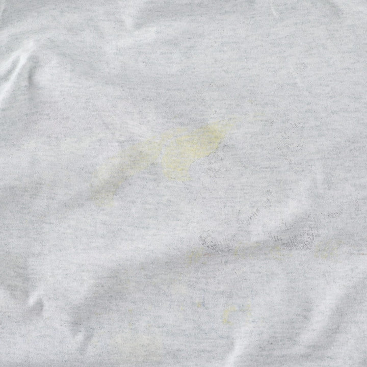 80's SCREEN STARS BEST Printed T-shirt Made in USA Men's XL Vintage cotton pale white type Vintage Second Hand