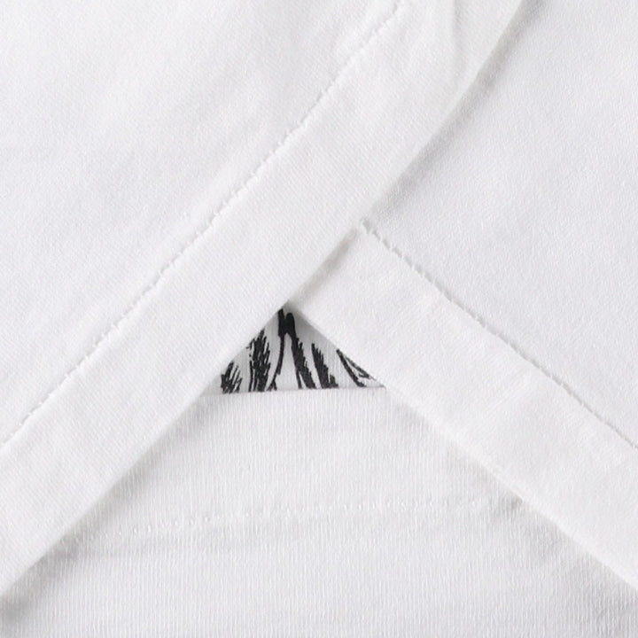 90'S Fruit of the Loom printed T-shirt, men's XL size, vintage cotton white type Vintage Second Hand