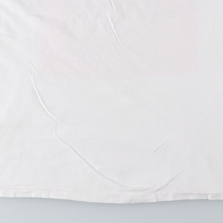 90'S Cal Cru Print T-Shirt, Made in USA, Men's Size L (Equivalent), Vintage cotton white type Vintage Second Hand