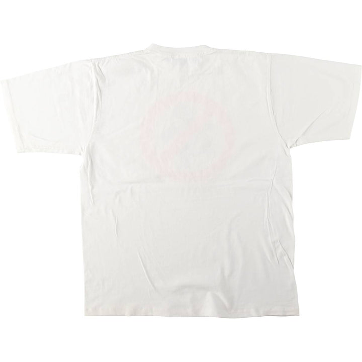 80s-90'S Alore Print T-Shirt, Made in USA, Men's XL equivalent, Vintage cotton white type Vintage Second Hand