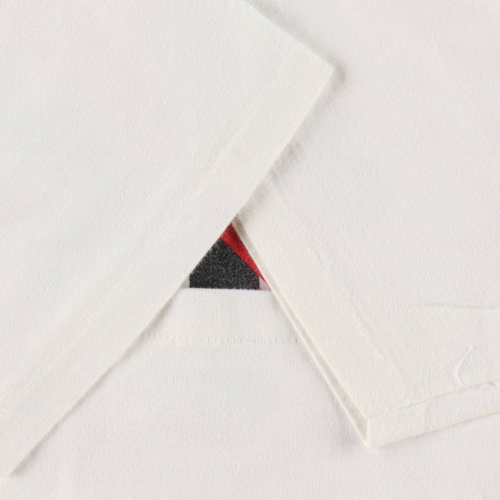 80s-90'S Alore Print T-Shirt, Made in USA, Men's XL equivalent, Vintage cotton white type Vintage Second Hand