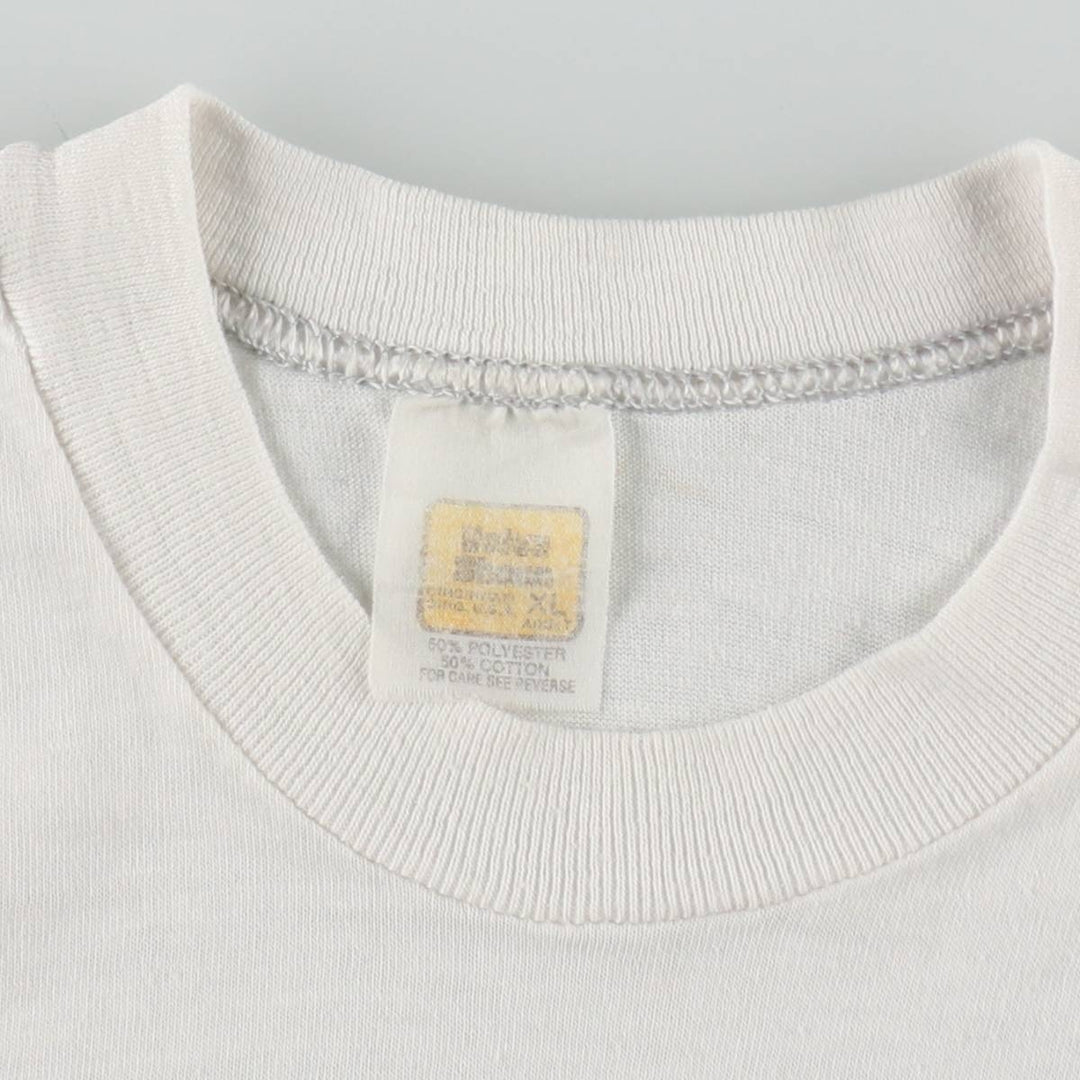 ~90'S Velva Sheen USMC (United States Marine Corps) Military Print T-Shirt, Men's XL (approx.), Vintage polyester white type Vintage Second Hand