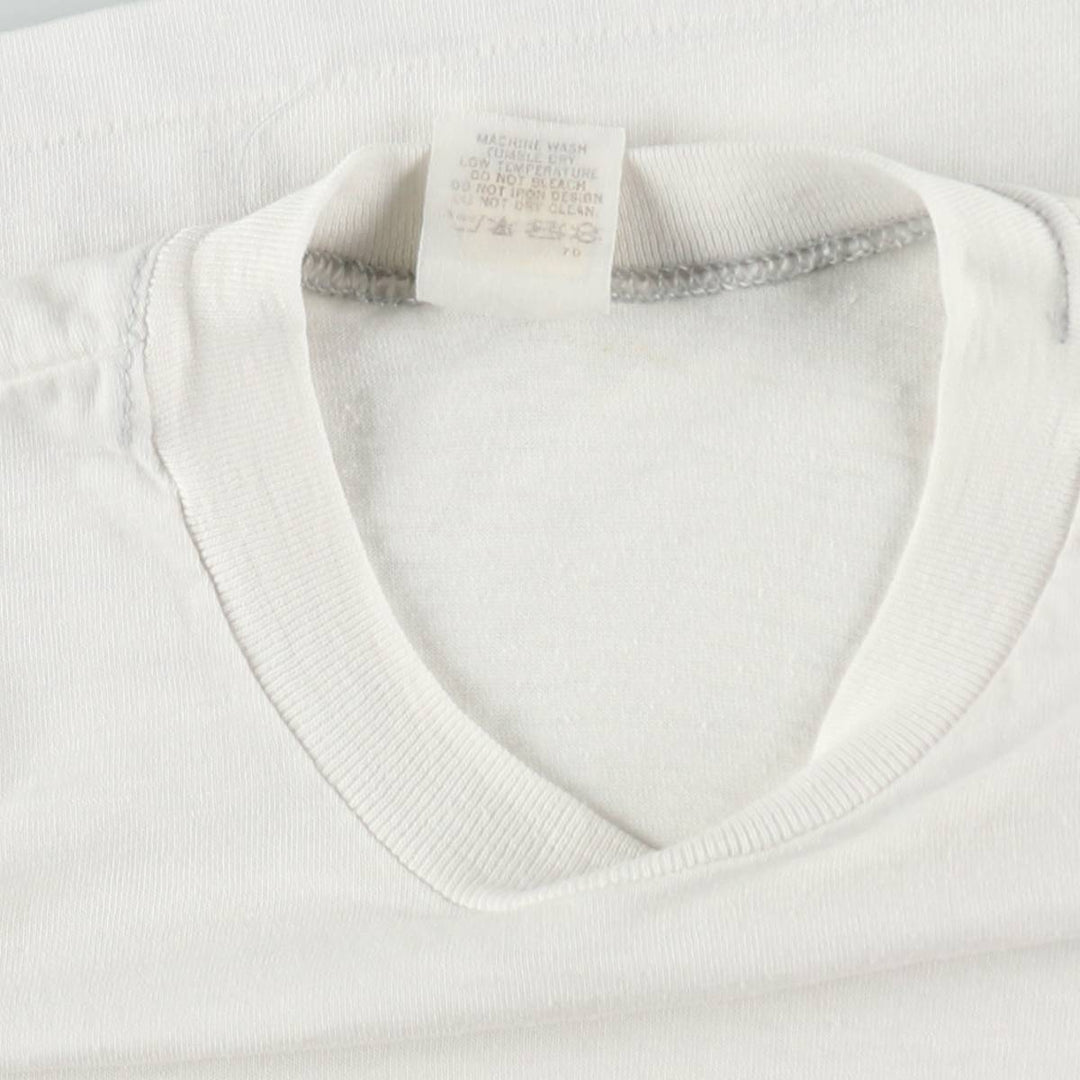 ~90'S Velva Sheen USMC (United States Marine Corps) Military Print T-Shirt, Men's XL (approx.), Vintage polyester white type Vintage Second Hand