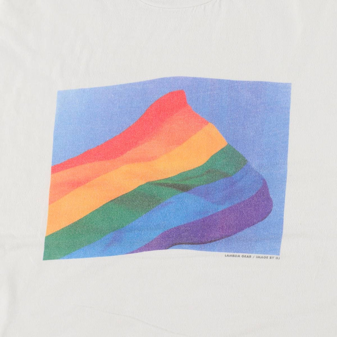 90'S Hanes BEEFY-T Printed T-shirt Made in USA Men's XL Vintage cotton white type Vintage Second Hand