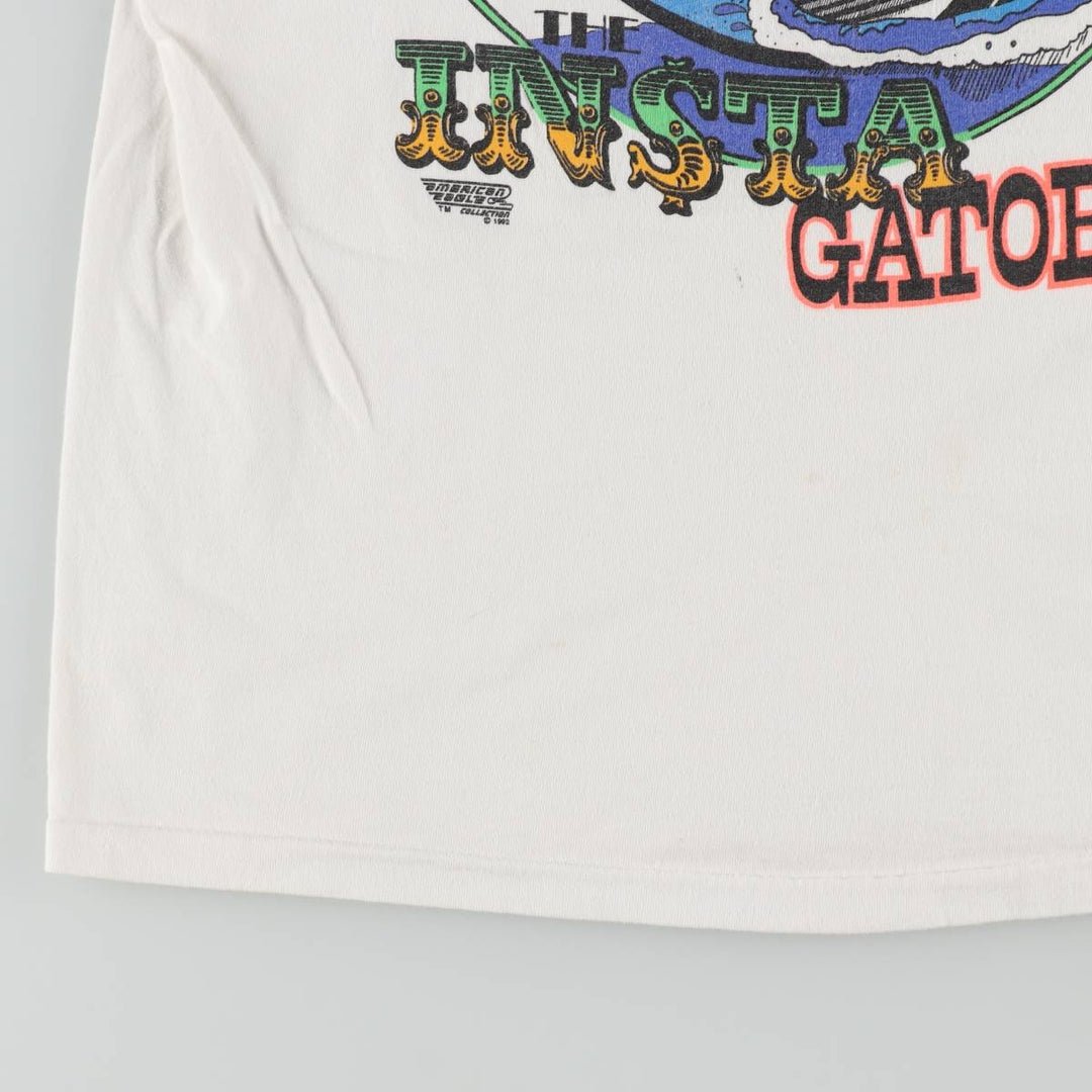 90'S BELTON Military Print T-Shirt, Made in USA, Men's XL equivalent, Vintage cotton white type Vintage Second Hand
