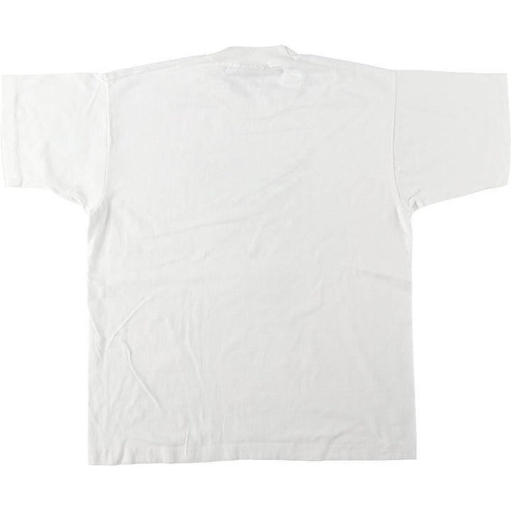 90'S Fruit of the Loom printed T-shirt, men's size L, vintage cotton white type Vintage Second Hand