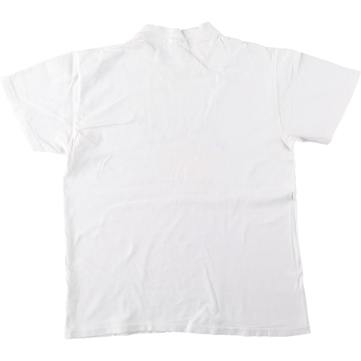 80'S JESUS CHRIST Message Print T-Shirt, Men's Size S (Equivalent), Vintage unclear white type Vintage Second Hand