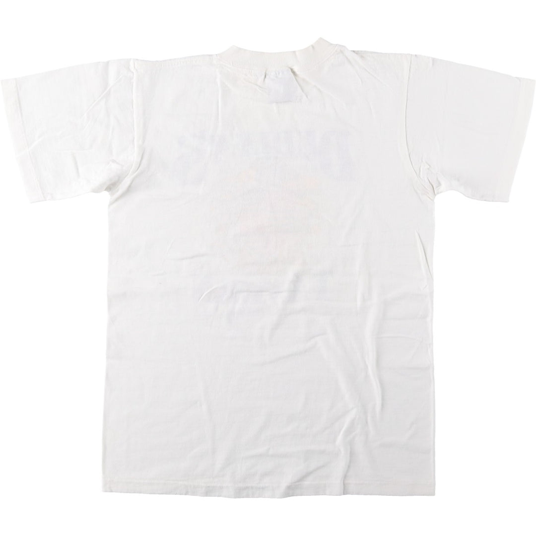 90'S ONEITA Print T-Shirt, Made in USA, Men's Size M (Equivalent), Vintage cotton white type Vintage Second Hand