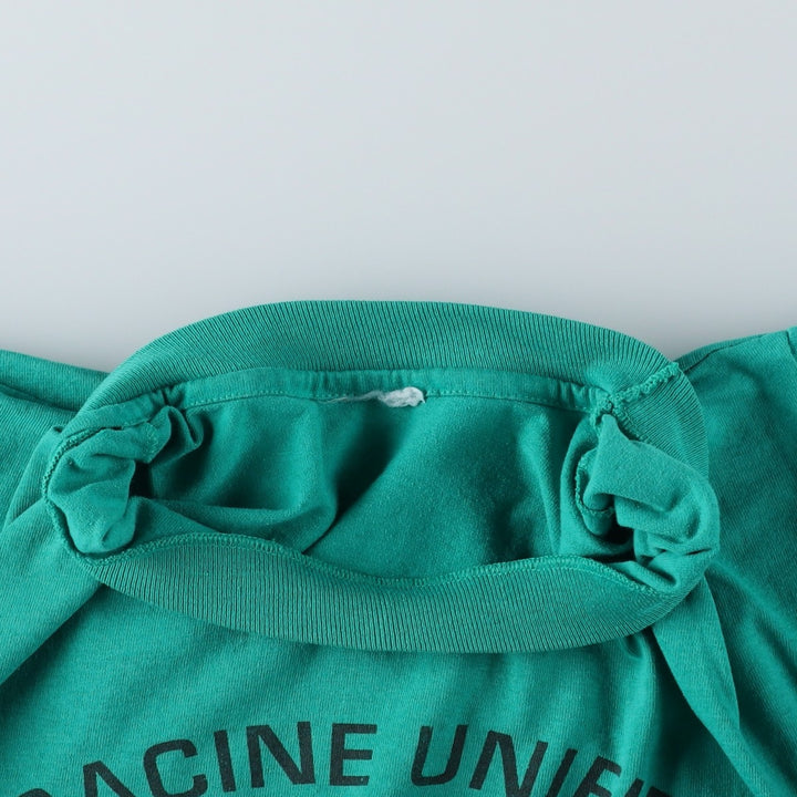 90'S Vintage Printed T-Shirt, Men's M Size unclear green type Vintage Second Hand