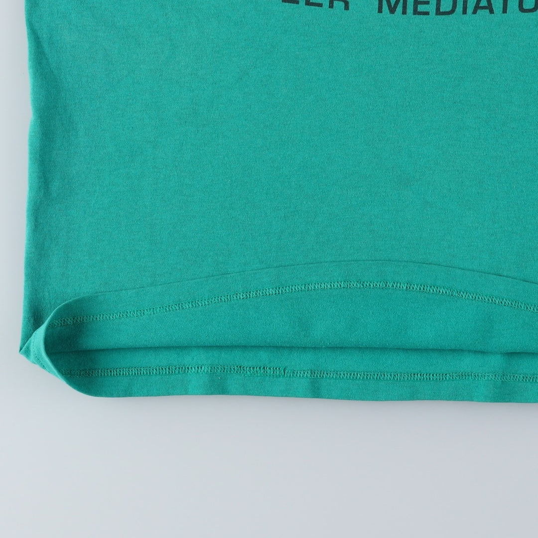 90'S Vintage Printed T-Shirt, Men's M Size unclear green type Vintage Second Hand