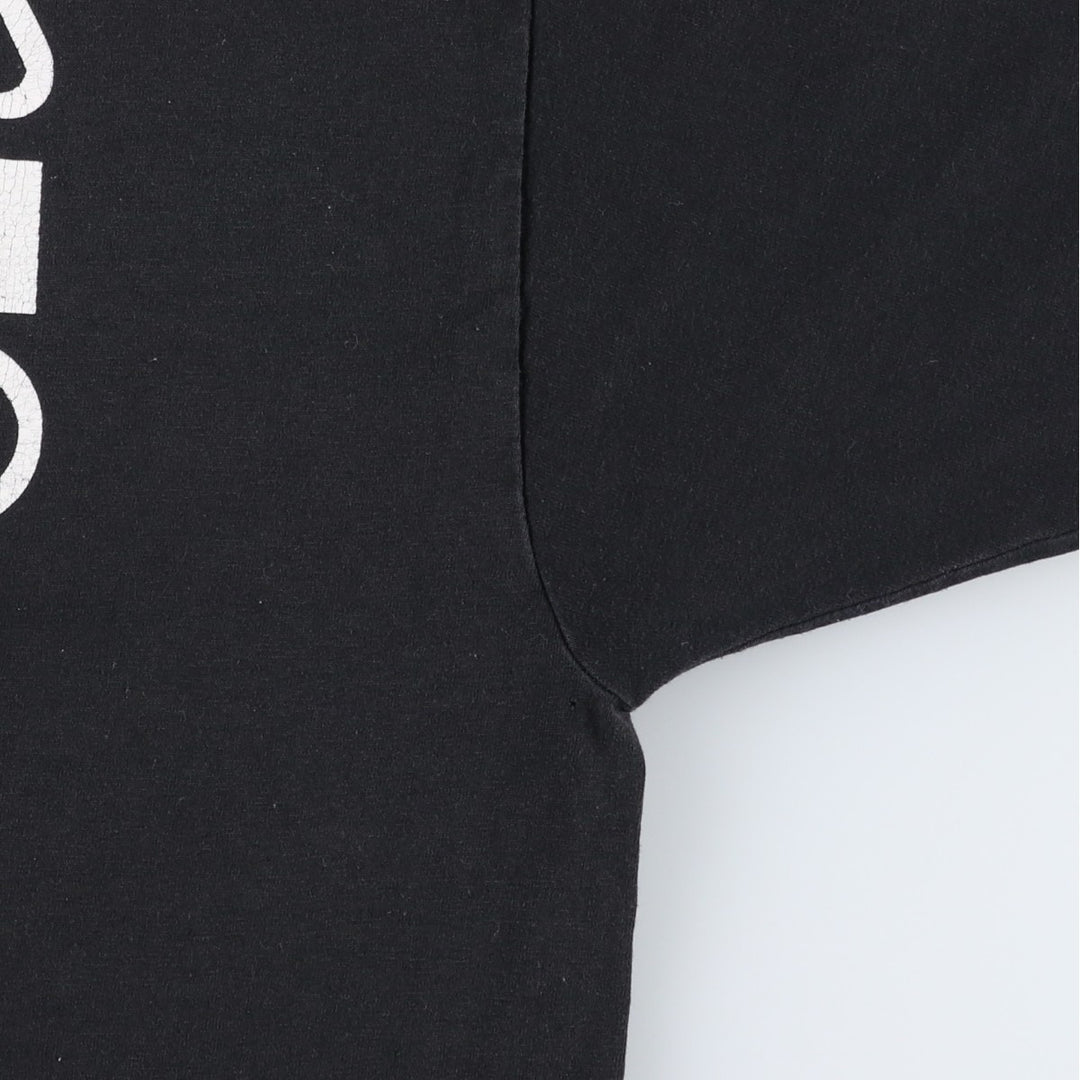 90'S Hanes HEAVYWEIGHT 50 cotton black type Vintage Second Hand