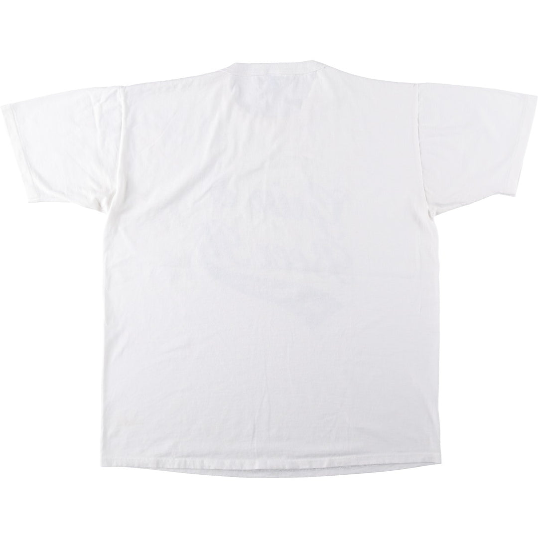 Vintage 90'S Russell print T-shirt, Made in USA, Men's XL polyester white type Vintage Second Hand