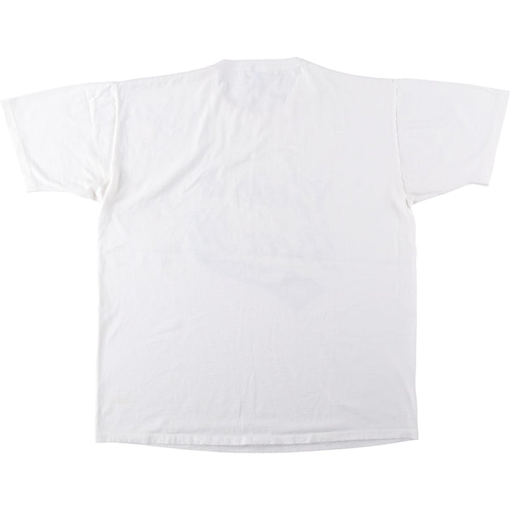 Vintage 90'S Russell print T-shirt, Made in USA, Men's XL polyester white type Vintage Second Hand