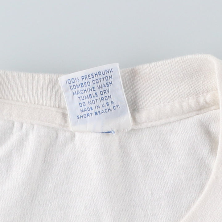 Resort Works BJ?RN BORG DESIGN GROUP Advertising T-Shirt, Made in USA, Men's Size L (equivalent) cotton white type Vintage Second Hand
