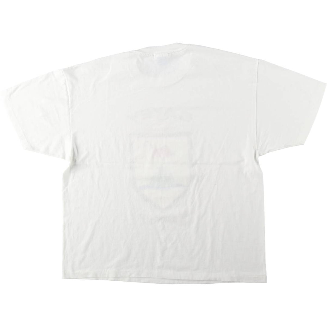 90'S Hanes Cayey Print T-Shirt, Men's XL (approx.), Vintage cotton white type Vintage Second Hand