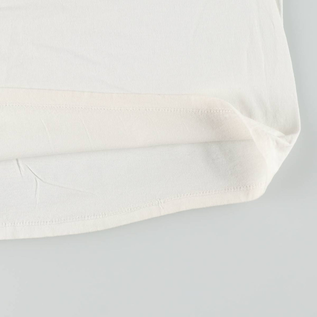 80'S Hanes THE PARK SHOP Print T-Shirt, Made in USA, Men's XL equivalent, Vintage cotton white type Vintage Second Hand