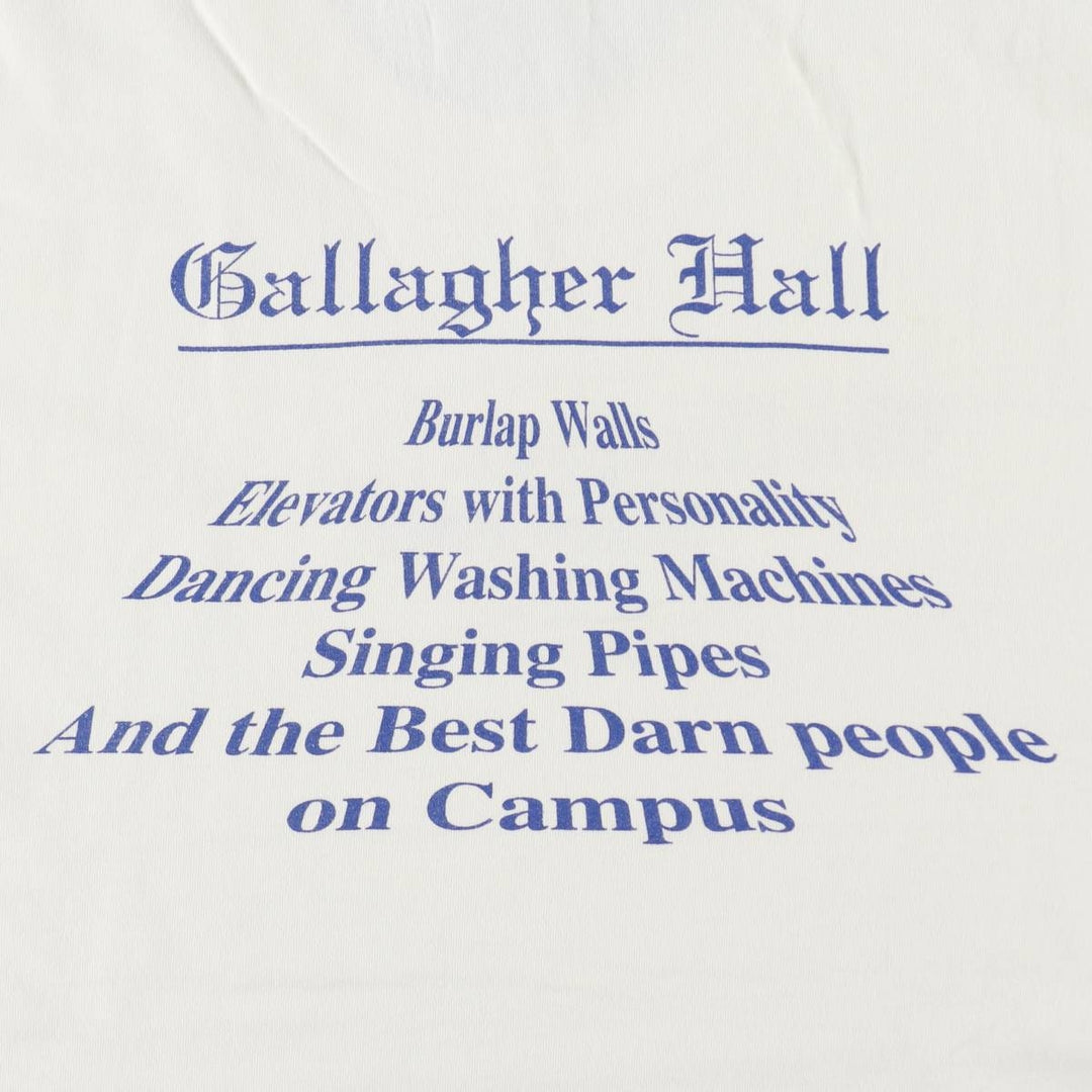 Lee TOTAL COTTON Print T-Shirt, Men's XL (approx.) cotton white type Vintage Second Hand