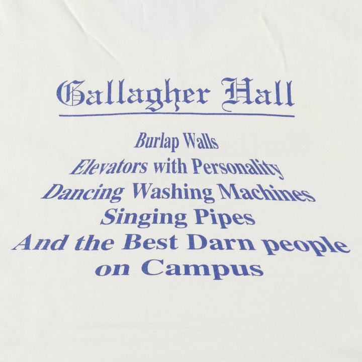 Lee TOTAL COTTON Print T-Shirt, Men's XL (approx.) cotton white type Vintage Second Hand