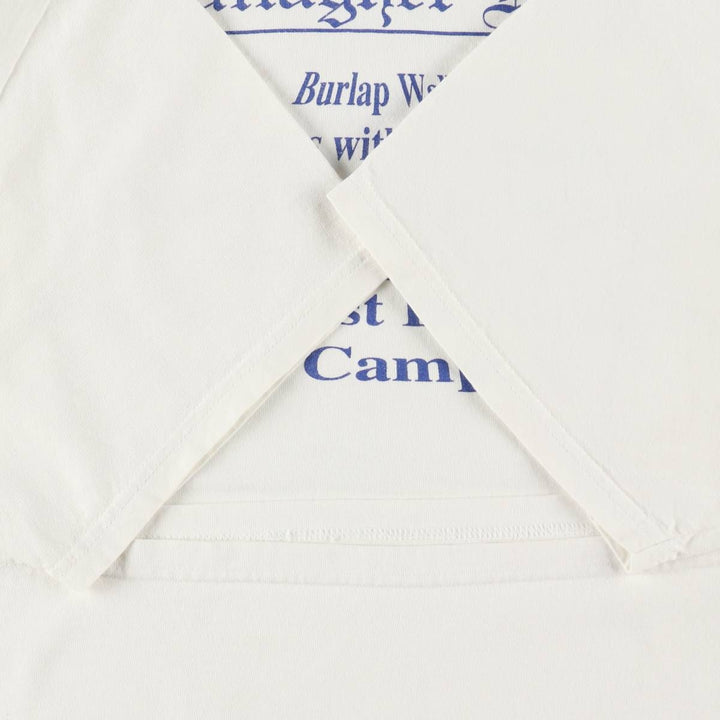 Lee TOTAL COTTON Print T-Shirt, Men's XL (approx.) cotton white type Vintage Second Hand