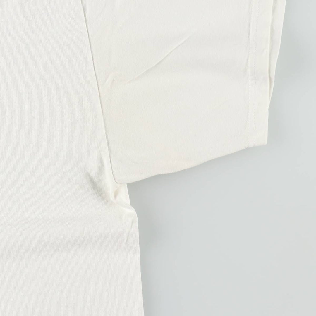 Lee TOTAL COTTON Print T-Shirt, Men's XL (approx.) cotton white type Vintage Second Hand