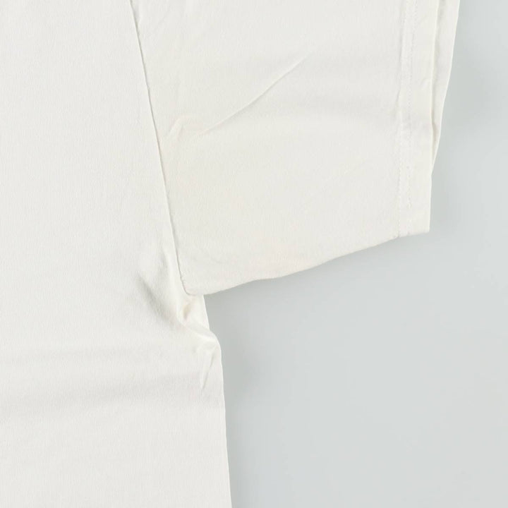Lee TOTAL COTTON Print T-Shirt, Men's XL (approx.) cotton white type Vintage Second Hand