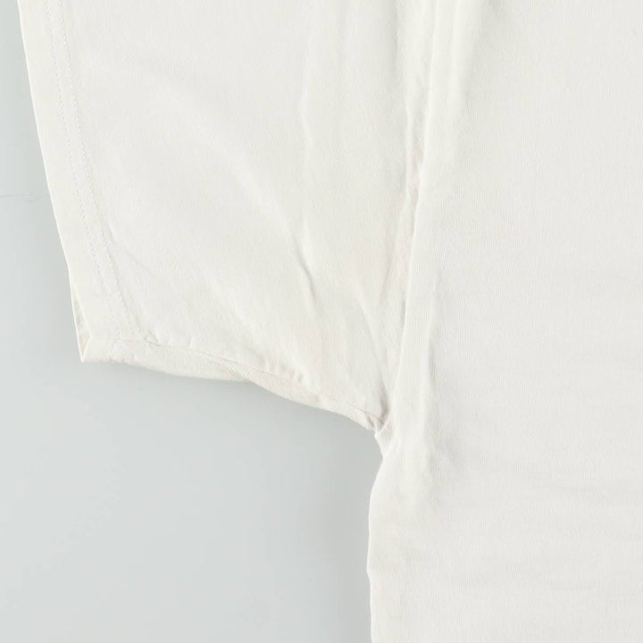 Lee TOTAL COTTON Print T-Shirt, Men's XL (approx.) cotton white type Vintage Second Hand