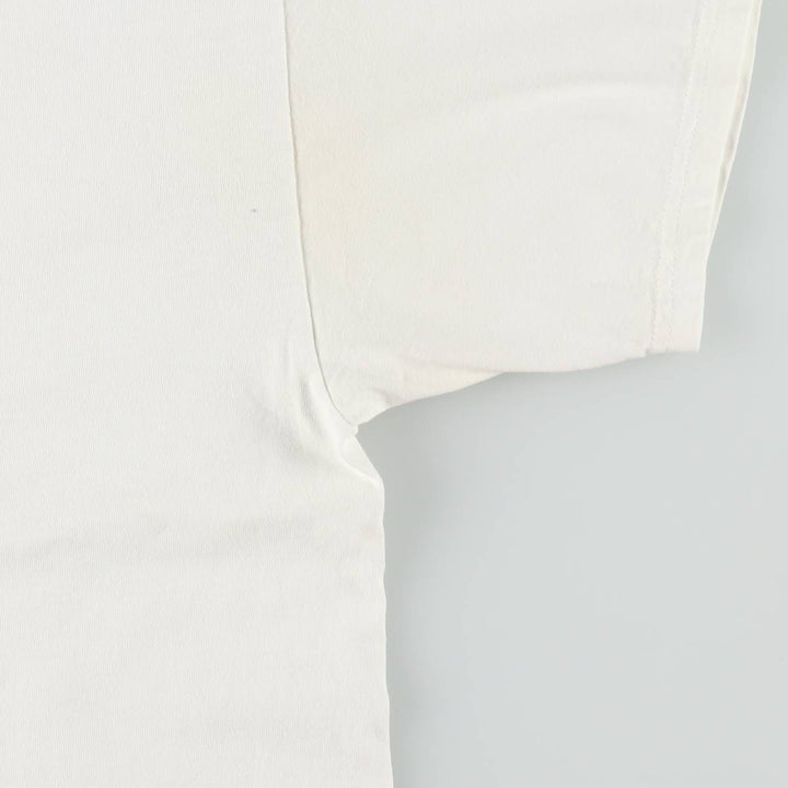 Lee TOTAL COTTON Print T-Shirt, Men's XL (approx.) cotton white type Vintage Second Hand