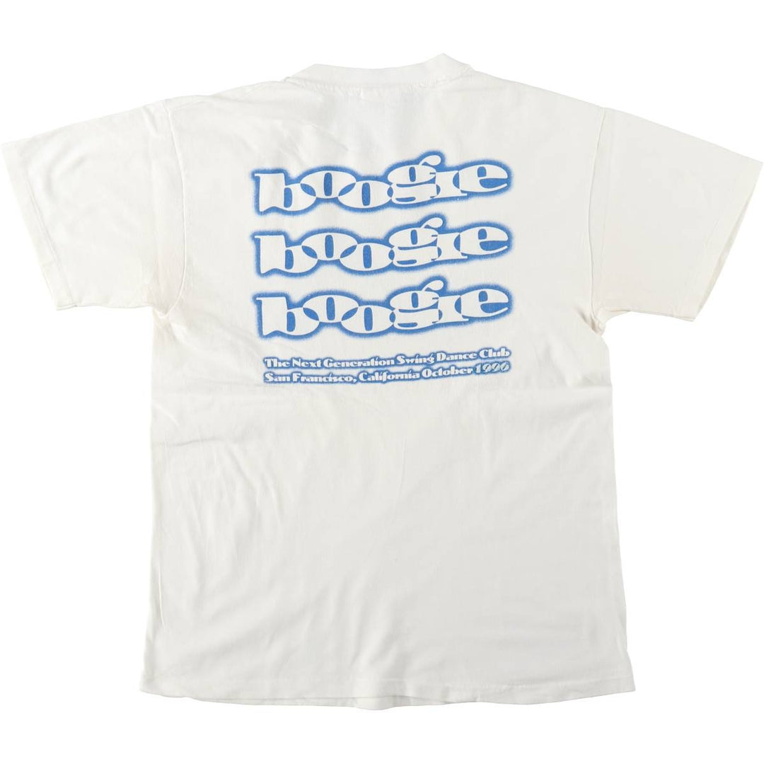 90s-00'S Hanes BEEFY-T Print T-Shirt, Men's Size M (approx.), Vintage cotton white type Vintage Second Hand
