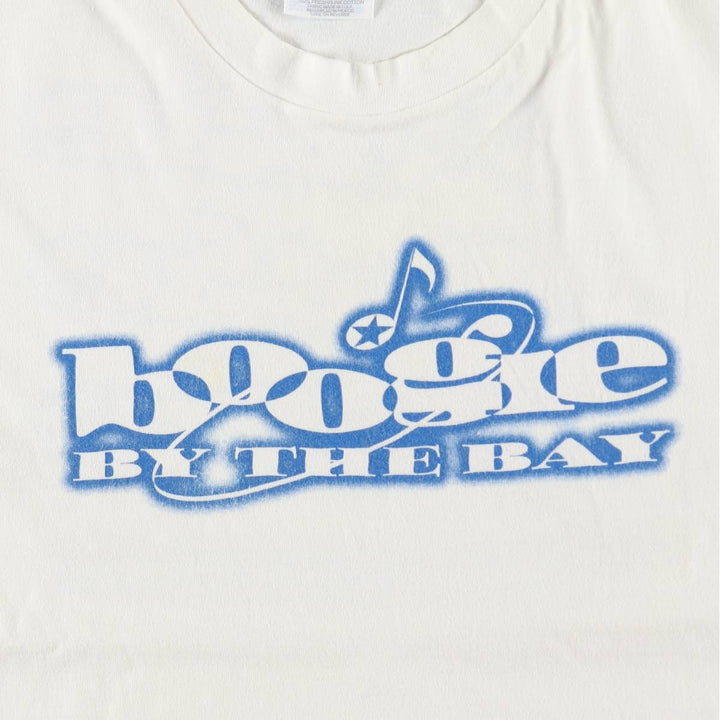 90s-00'S Hanes BEEFY-T Print T-Shirt, Men's Size M (approx.), Vintage cotton white type Vintage Second Hand