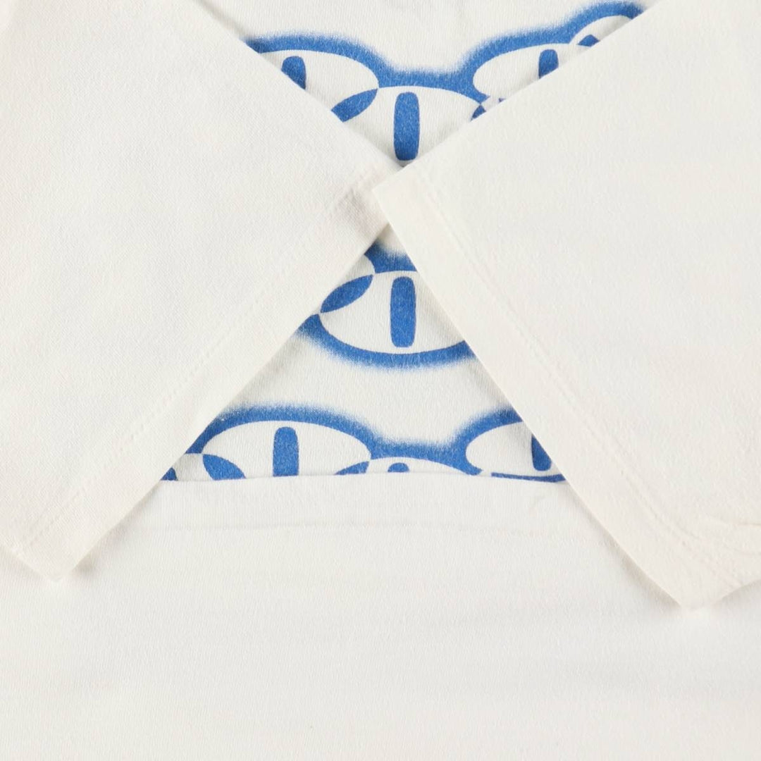 90s-00'S Hanes BEEFY-T Print T-Shirt, Men's Size M (approx.), Vintage cotton white type Vintage Second Hand