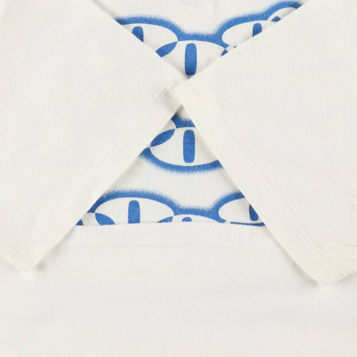 90s-00'S Hanes BEEFY-T Print T-Shirt, Men's Size M (approx.), Vintage cotton white type Vintage Second Hand