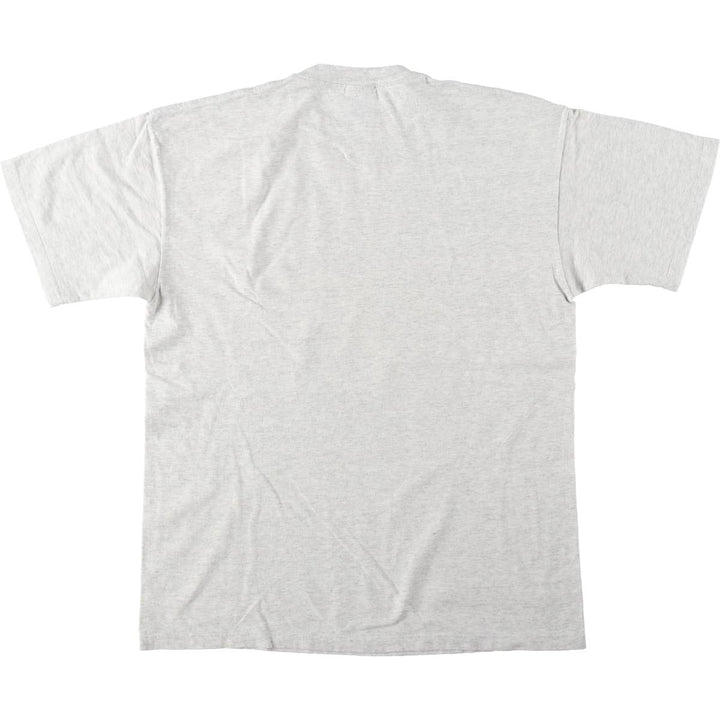 90'S Jerzees Smile Print T-Shirt, Men's Size L (approx.), Vintage cotton gray type Vintage Second Hand