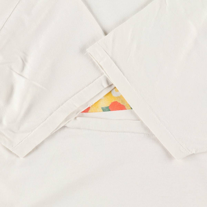 90'S K-Swiss Print T-Shirt, Made in USA, Men's XL equivalent, Vintage cotton white type Vintage Second Hand