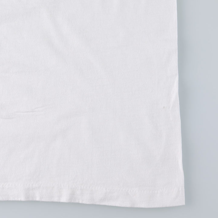 90s-00'S Fruit of the Loom advertising T-shirt, men's size XL (approx.) cotton white type Vintage Second Hand