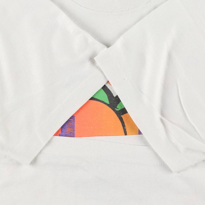 90'S Screen Stars Best Printed T-shirt Made in USA Men's XL Vintage cotton white type Vintage Second Hand