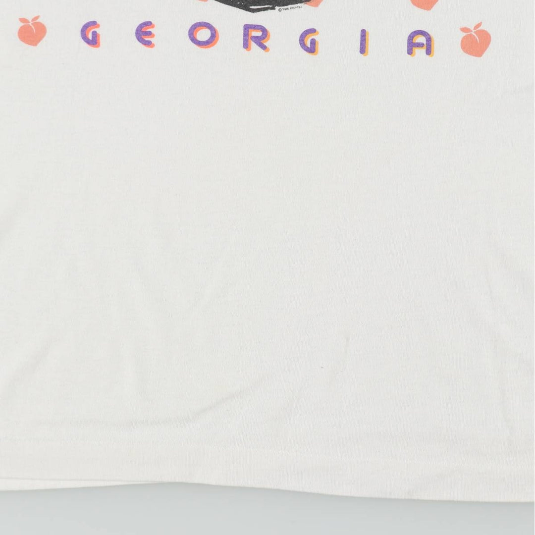 90'S Screen Stars Best Printed T-shirt Made in USA Men's XL Vintage cotton white type Vintage Second Hand